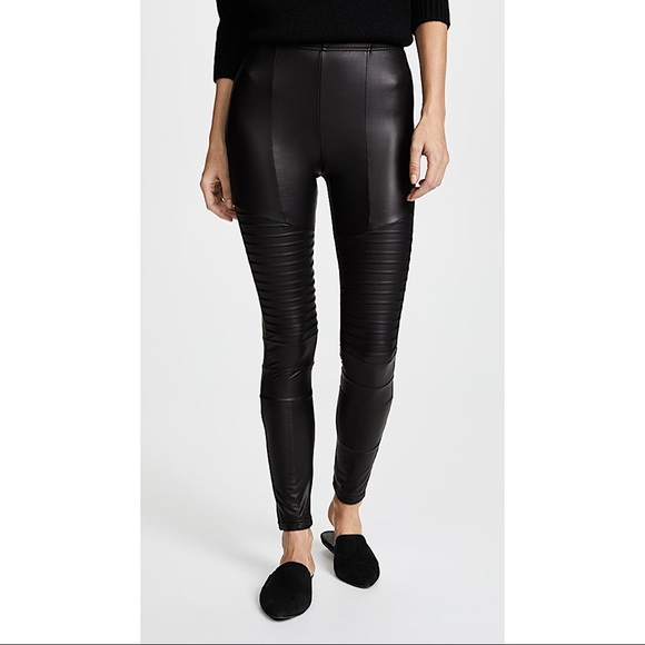 Fleece Lined Liquid Moto Legging - Picture 3 of 8